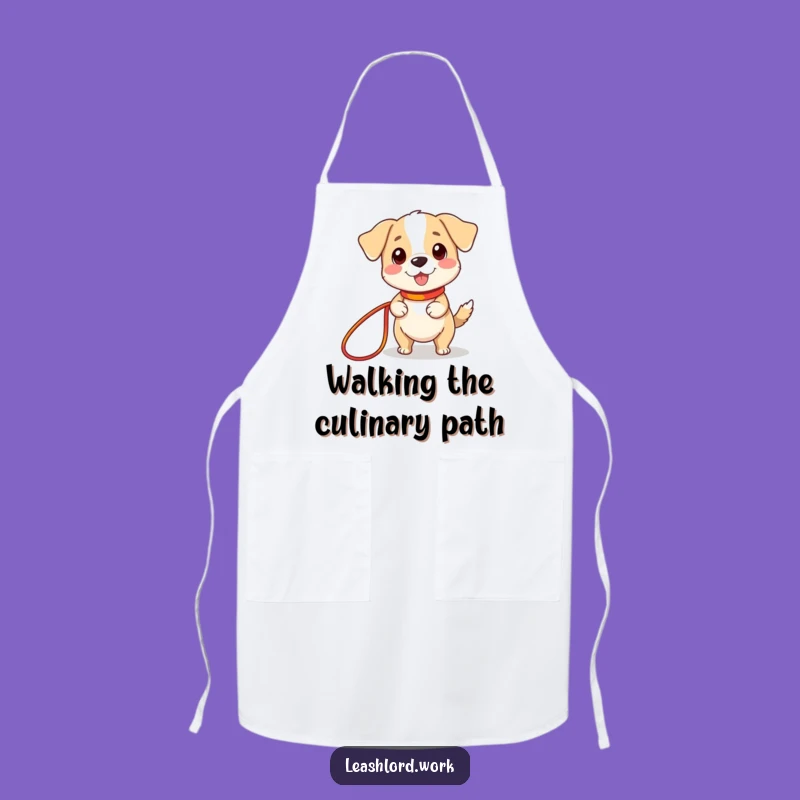 Funny Tiny Legs Dog Chef Apron: Cook with Canine Comedy