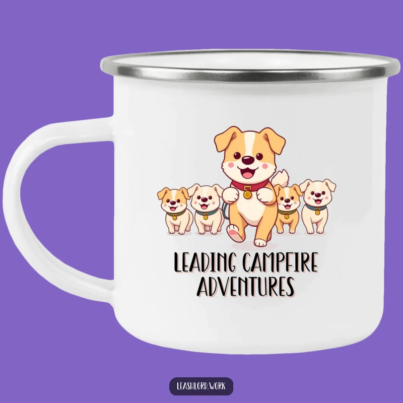 Trail Funny Dog Walker Pack Camping Mug: Sip with a Smile