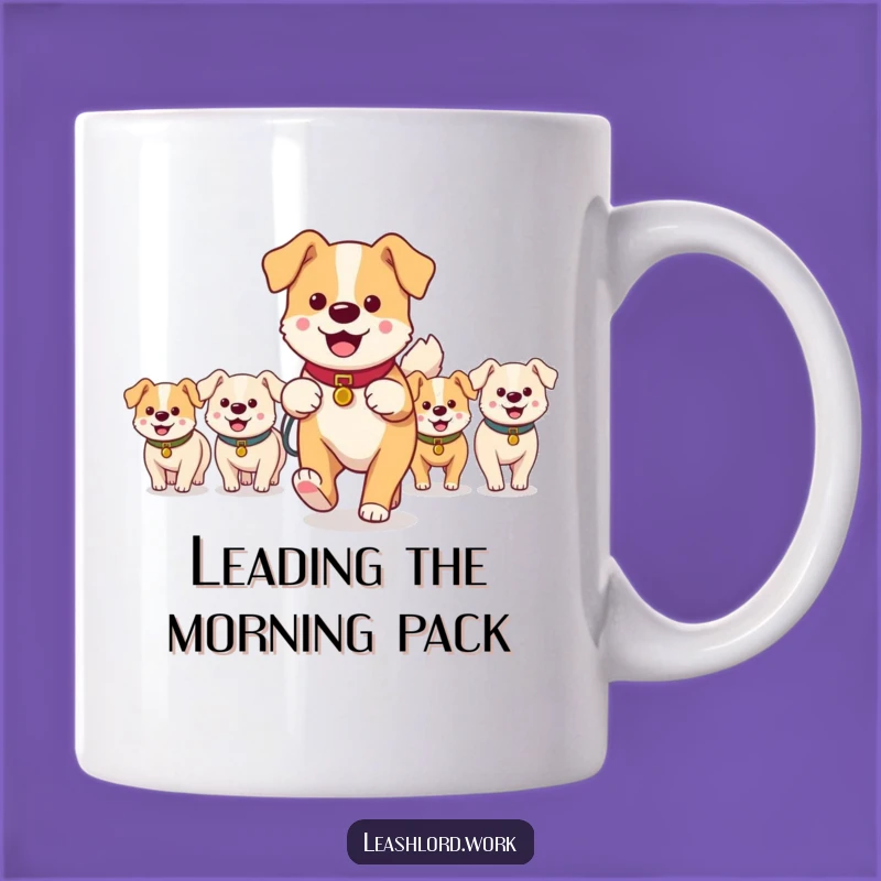 Funny Dog Walker Pack Mug: Hilarious Gift for Dog Lovers