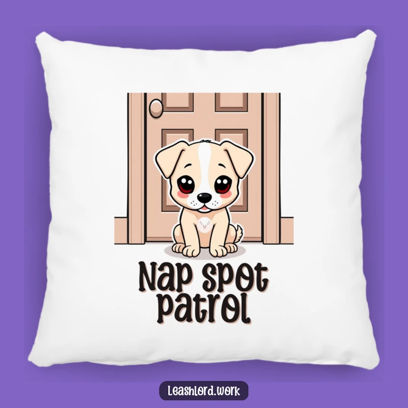 Funny Dog Dot Eyes Pillow - Cozy & Humorous Accent for Pet Lovers