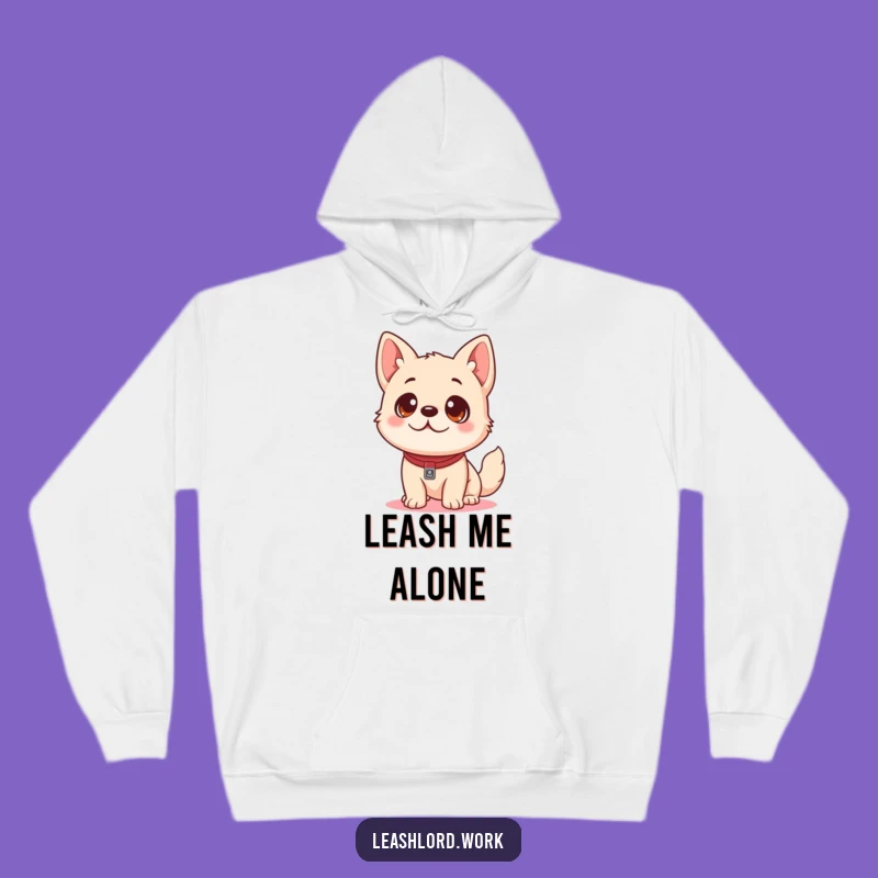 Funny Dog Leash Hoodie: Cozy & Playful Pup Design, Perfect Gift